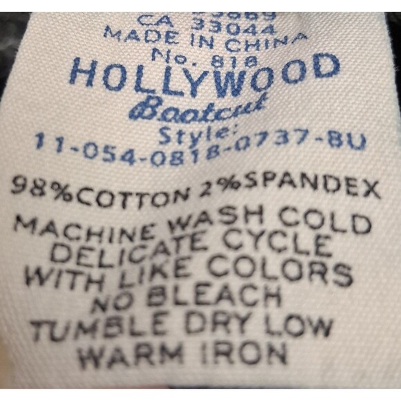 Stetson 818 Hollywood Bootcut Jeans Blue Denim  Womens Size 14 - Picture 4 of 15